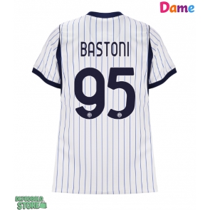 Inter Milan Alessandro Bastoni #95 Replika Udebanetrøje Dame 2026-27 Kortærmet